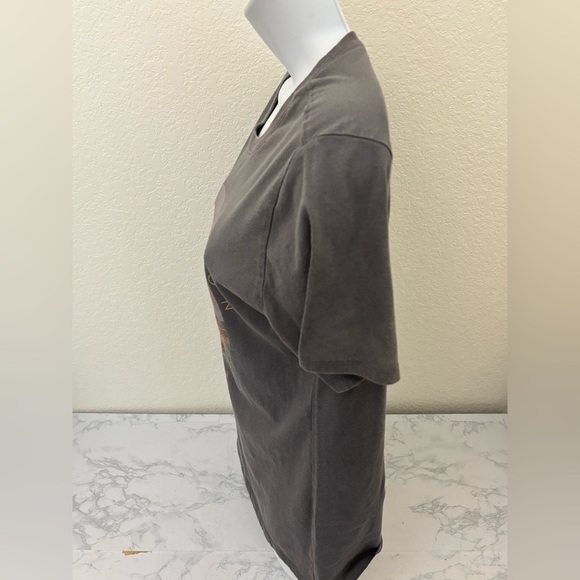 Time & Tru Grand Canyon Shirt Crew Neck Short Sleeve Graphic Tee Size S Gray​ - Picture 2 of 4